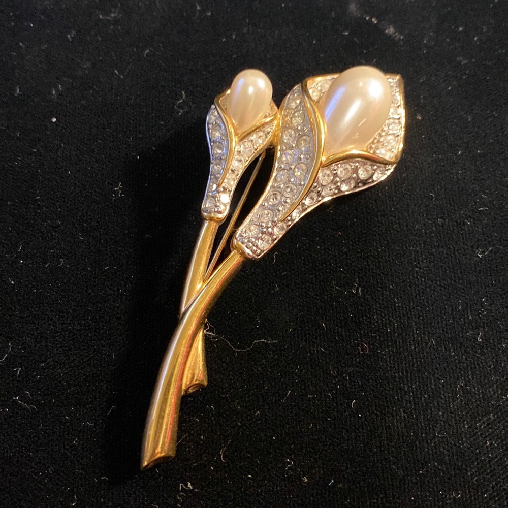 Edith Vanderbilt Calla Lilly Brooch